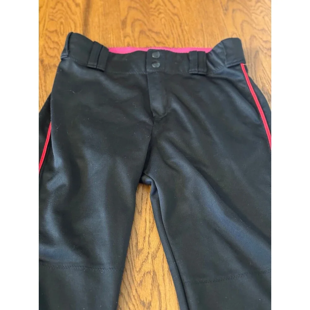 (LOT-2) ALLESON ATHLETIC BRAND~Women’s Medium, Black Softball Pants, Sportswear - Picture 6 of 12